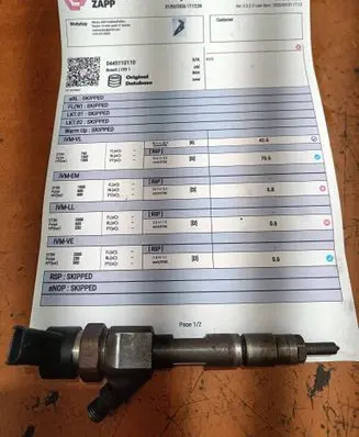 Renault Megane II Fuel injector 0445110110