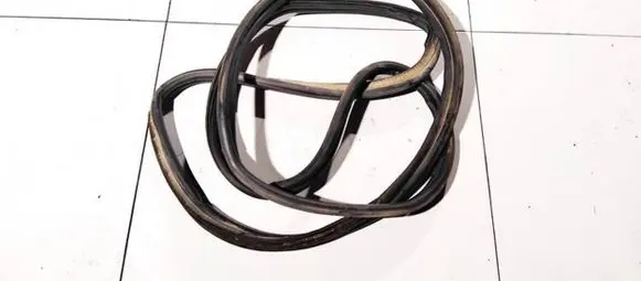 Rubber seal rear door
