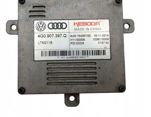 Audi A3 S3 8V Headlight ballast module Xenon 4G0907397Q