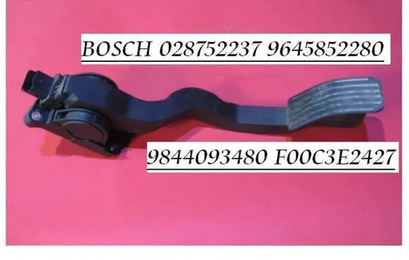 Peugeot 206 CC Accelerator throttle pedal 028752237 9645852280
