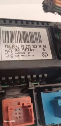 Peugeot 407 Climate control unit 96573322