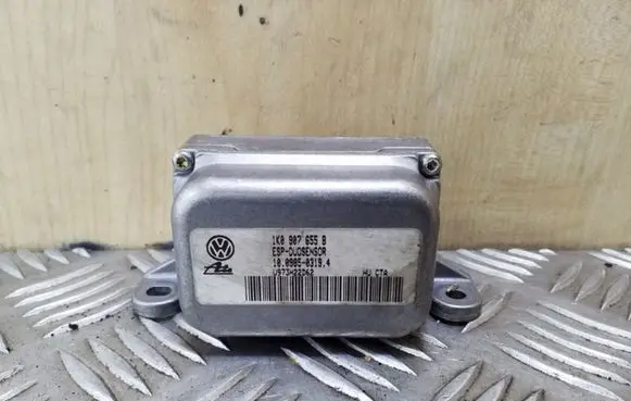 Volkswagen Touran I ESP acceleration yaw rate sensor 1K0907655B