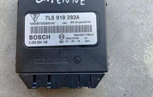 Porsche Cayenne (9PA) Parking PDC control unit/module 7L5919283A 6002JC0796 0263004149