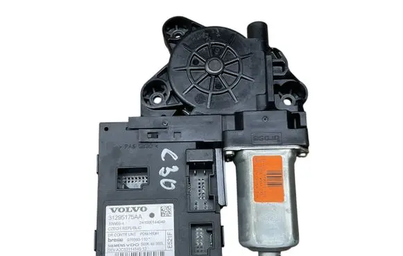 Volvo C30 Front door window regulator motor 31295175AA 10W054 976593110