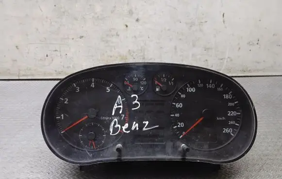 Audi A3 S3 8L Speedometer (instrument cluster) 8L0919860A