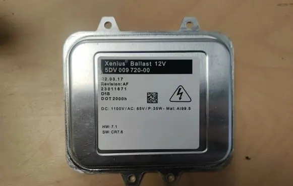 Opel Insignia A Headlight ballast module Xenon 5DV00972000 5DV009720