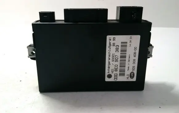 Audi A4 S4 B6 8E 8H Tow bar trailer control unit/module 8E0907383