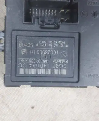 Ford Galaxy Door control unit/module 9G9T14B534CC 1002300001