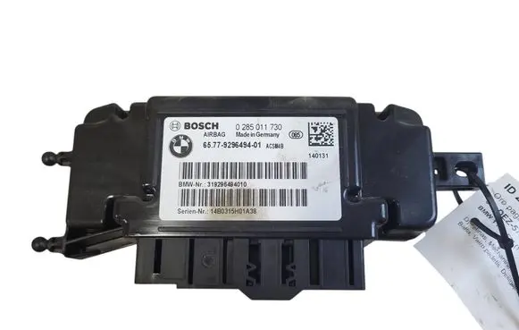 BMW 1 F20 F21 Airbag control unit/module 0285011730 929649401