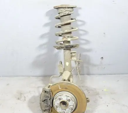 Front shock absorber with coil spring