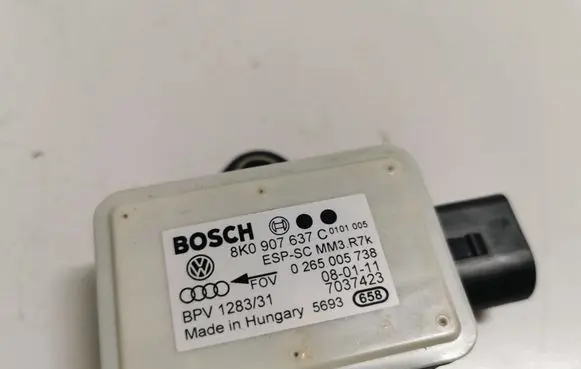 ESP acceleration yaw rate sensor