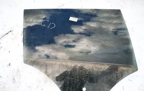 Jaguar XF Rear door window glass AS3