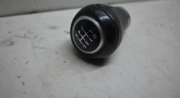 Gear lever shifter trim leather/knob
