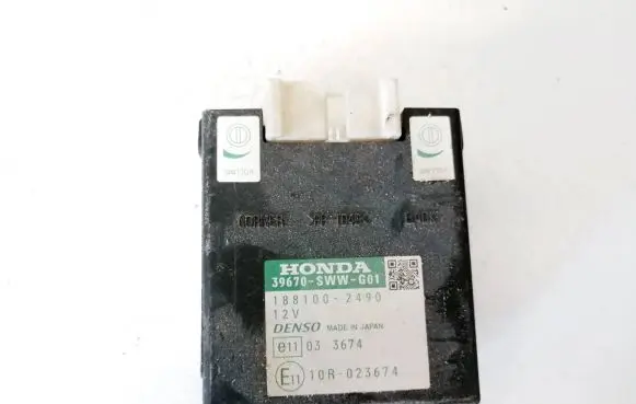 Honda CR-V Parking PDC control unit/module 39670swwg01 188100-2490