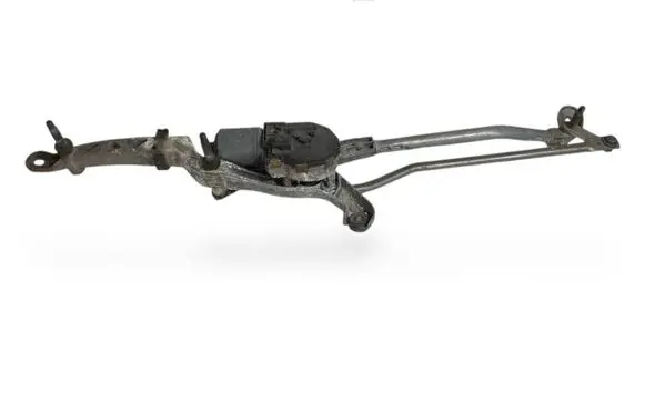 Front wiper linkage and motor
