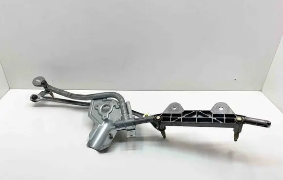 Front wiper linkage and motor