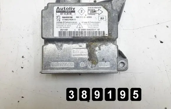 Peugeot 308 Airbag control unit/module 9664909780