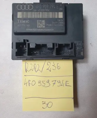 Audi A6 S6 C6 4F Door control unit/module 4F0959794E