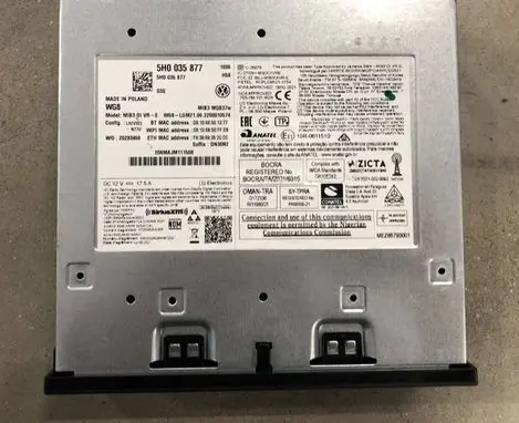 Volkswagen Golf VIII MMI control unit 5H0035877