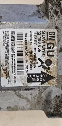 Opel Signum Airbag control unit/module 13188856