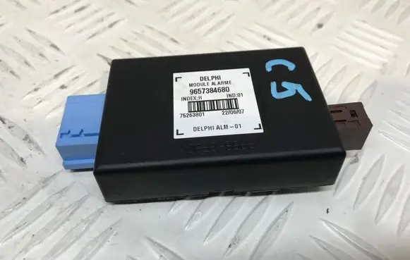 Peugeot 207 Alarm control unit/module 9657384680