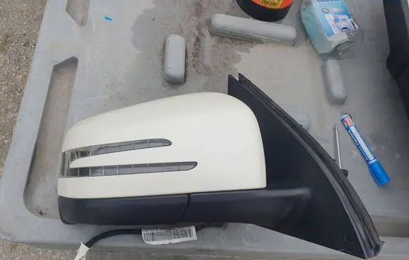 Mercedes-Benz ML W166 Front door electric wing mirror A1668103816