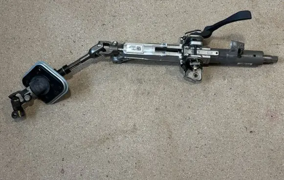 Steering wheel axle