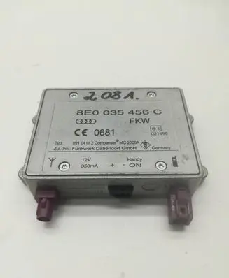 Audi A6 S6 C6 4F Antenna control unit 8E0035456C