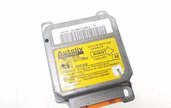 Peugeot Partner Airbag control unit/module 9637176880 550718300