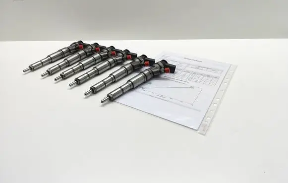 BMW 5 E60 E61 Fuel injectors set 7794652 0445110212 2120445110