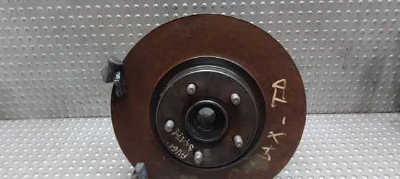 Front wheel hub spindle knuckle