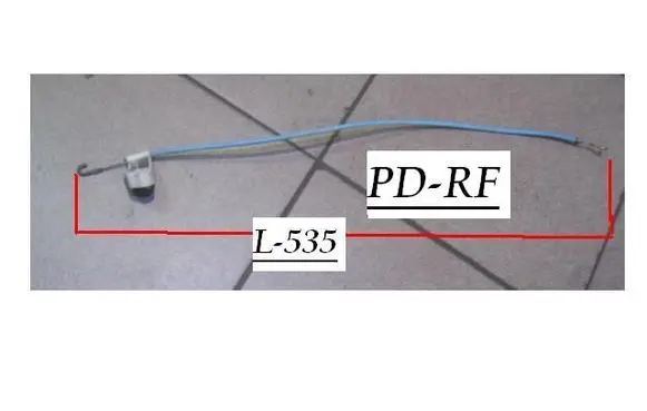 Audi 80 90 B3 Front door cable line 893837082