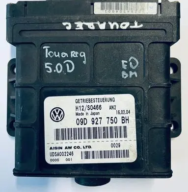Volkswagen Touareg I Gearbox control unit/module 09D927750BH UDSA002246 H12S0466