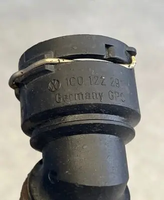Volkswagen Sharan Engine coolant pipe/hose 1C012229P