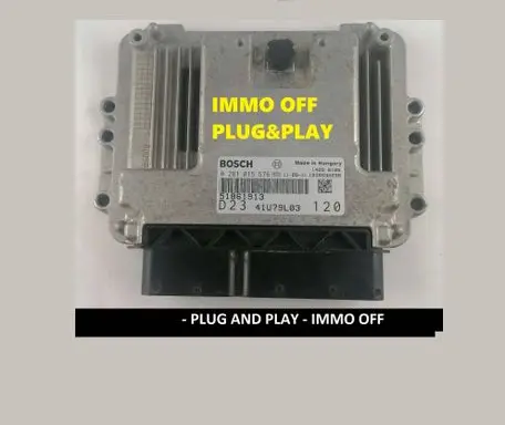 Fiat Ducato Engine control unit/module 51861913 0281015576 41U79L03