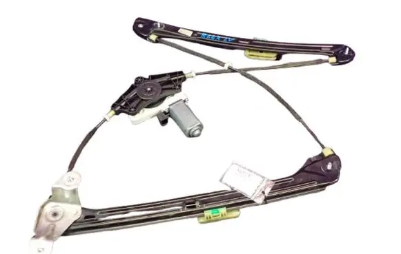 Volkswagen Golf VII Front door window regulator with motor 5G4837461H
