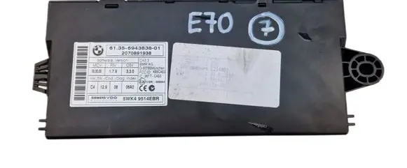 BMW X5 E70 CAS control unit/module 6943838
