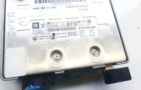 Opel Mokka Bluetooth control unit module 13353284