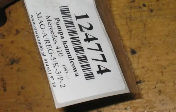 Mercedes-Benz E W124 Master brake cylinder