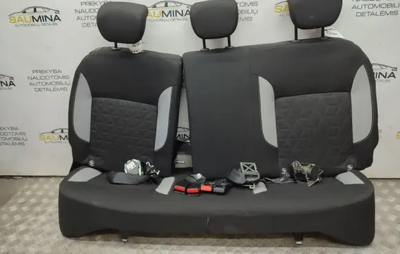 Dacia Sandero II Second row seats 