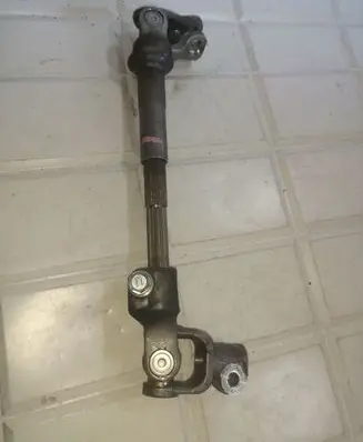 Steering wheel axle