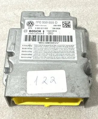Volkswagen Touareg II Airbag control unit/module 7P0959655D 0285011652 00L15004W6VG