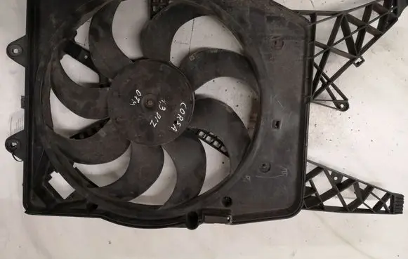 Opel Corsa C Electric radiator cooling fan 466119570 877600200