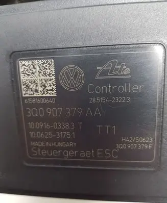 Volkswagen PASSAT B8 ABS Pump 3Q0907379AA 3Q0614517AA