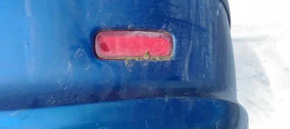 Peugeot 607 Rear tail light reflector melynas