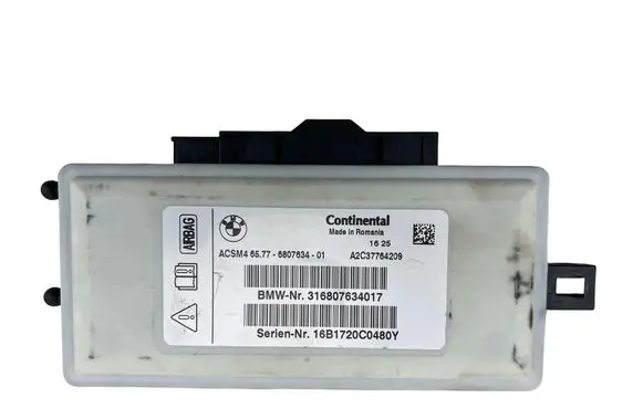 BMW 5 F10 F11 Airbag control unit/module 6807634