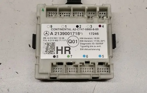 Mercedes-Benz E W213 Door control unit/module A2139001718 A2139011208