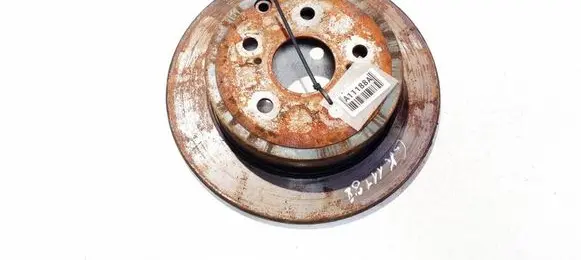 Toyota Corolla Verso AR10 Rear brake disc NEVENTILIUOJAMAS