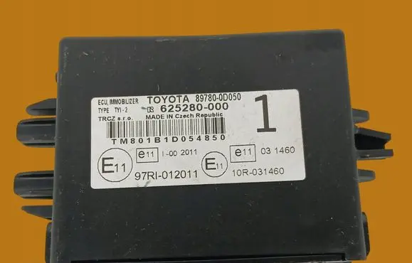 Toyota Yaris Immobilizer control unit/module 897800D050