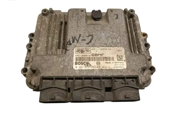Ford C-MAX I Engine control unit/module 4M5112A650NE 4M5112A650NF 0281017263